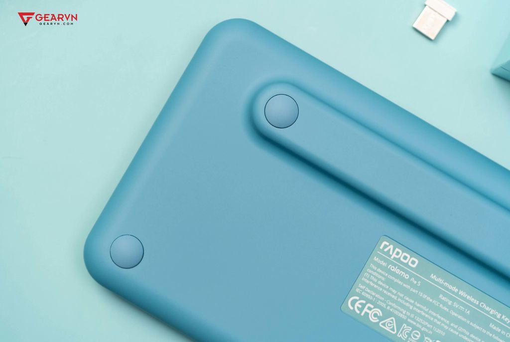 GEARVN - Bàn phím Bluetooth Rapoo Ralemo Pre 5 RA Xanh