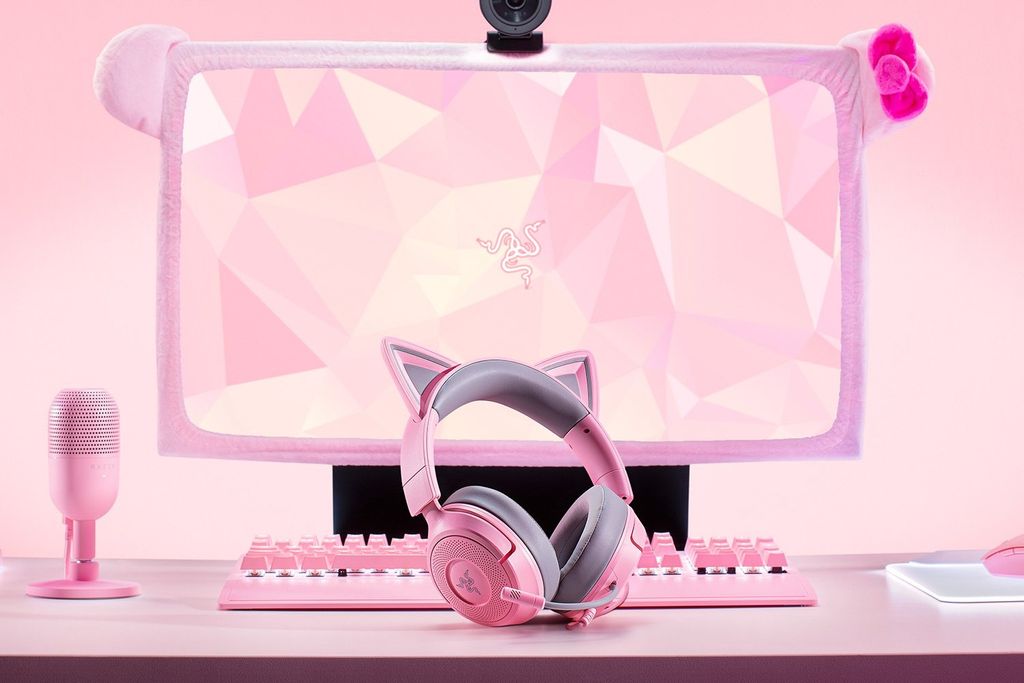 GEARVN - Tai nghe Razer Kraken Kitty V3 X Quartz