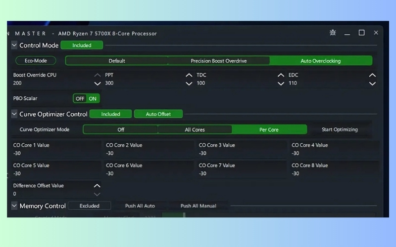 Chế độ Auto Overclocking
