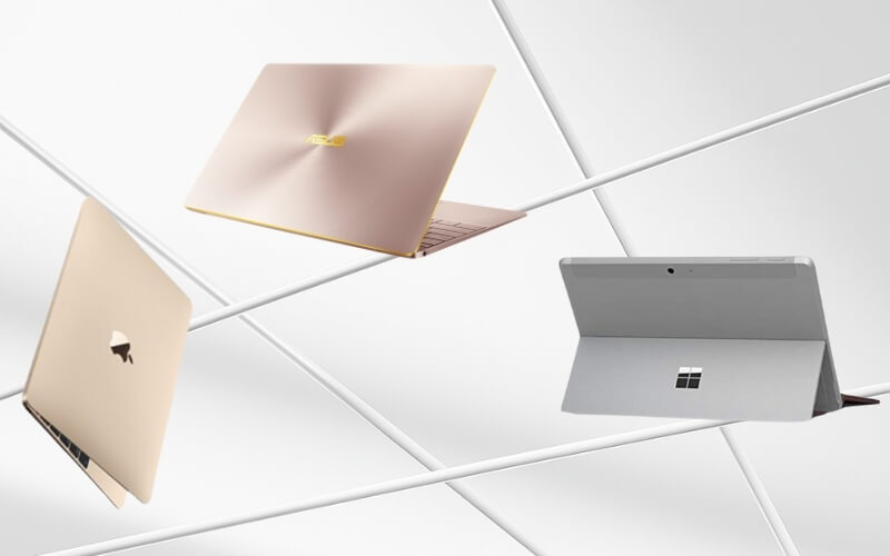 Laptop siêu mỏng nhẹ (Ultrabooks) thường được trang bị Intel Core M