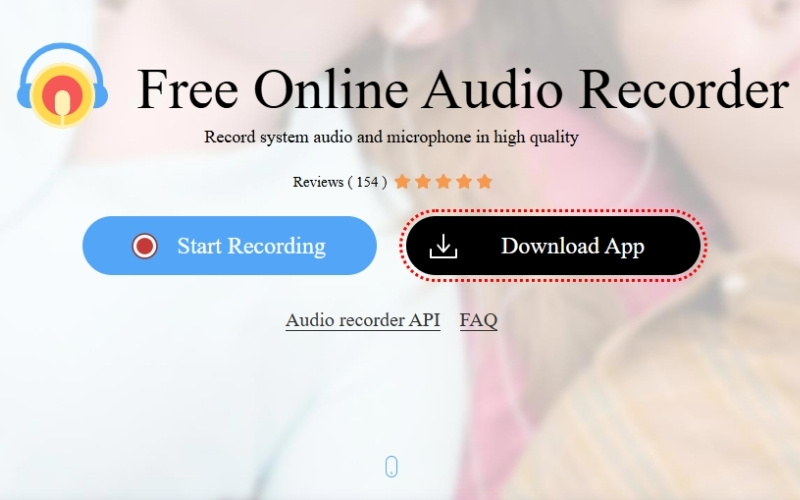 Website Apowersoft Free Online Audio Recorder
