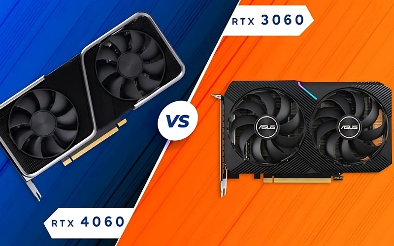 RTX 4060 cho công nghệ mới, RTX 3060 cho người cần nhiều VRAM