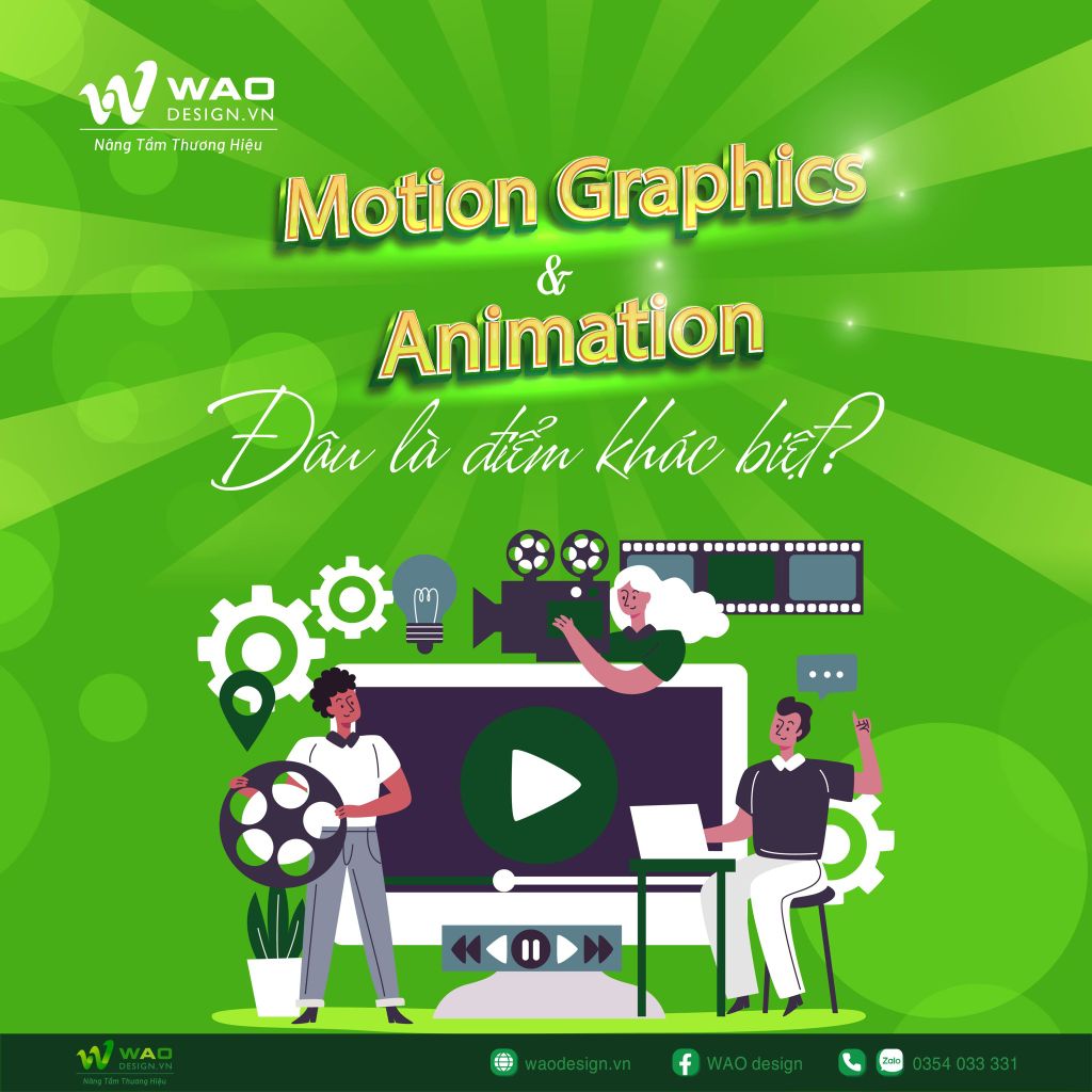 MOTION GRAPHICS VÀ ANIMATION: ĐÂU LÀ ĐIỂM KHÁC BIỆT?