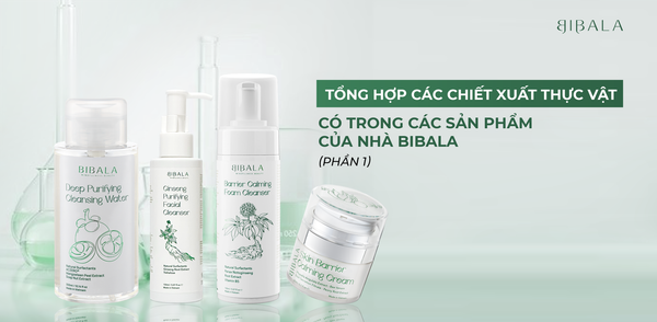 Tổng hợp các chiết xuất thực vật có trong các sản phẩm của nhà Bibala - Phần 1