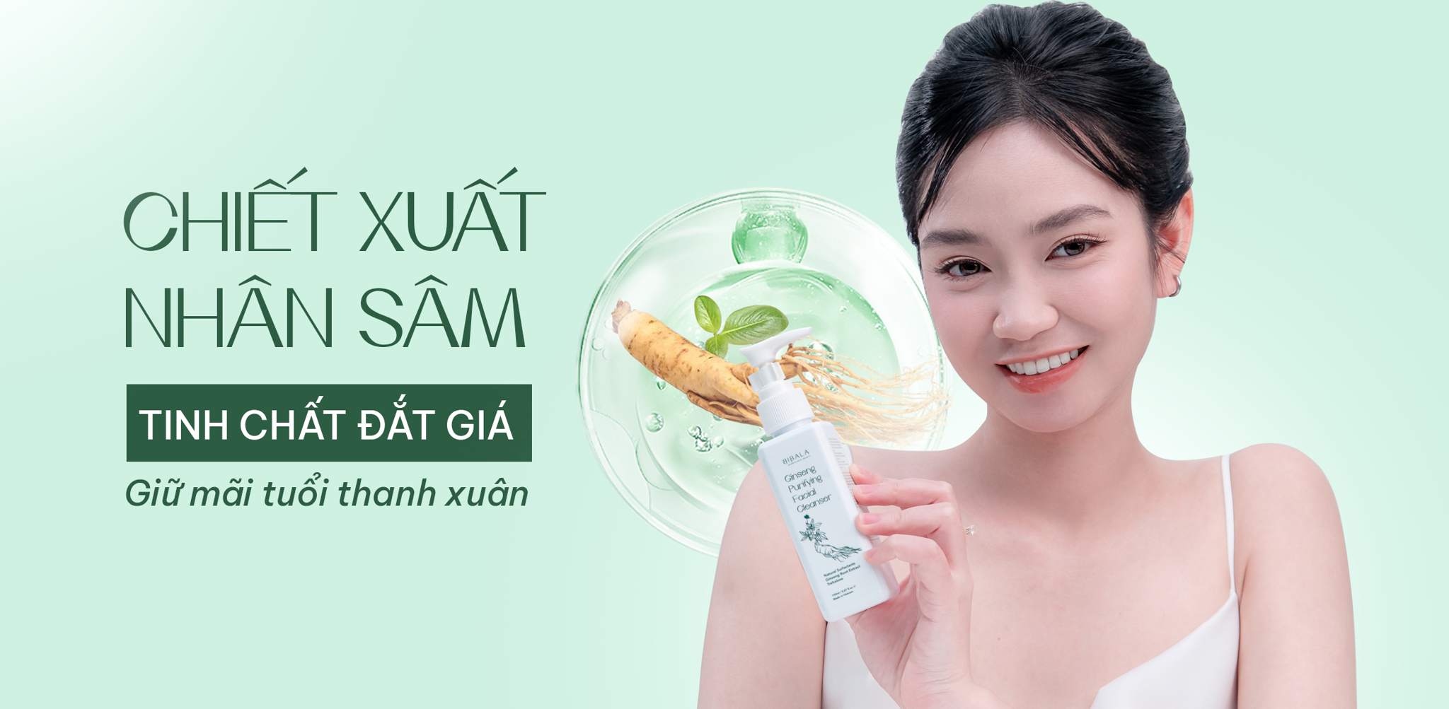 CHIẾT XUẤT NHÂN SÂM - TINH CHẤT ĐẮT GIÁ GIỮ MÃI TUỔI XUÂN – Bibala