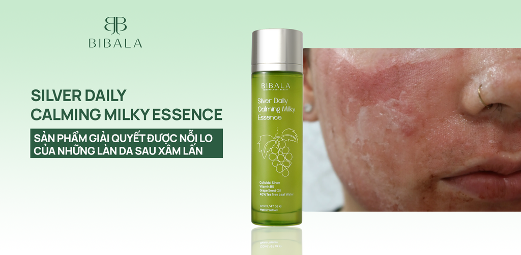 SILVER DAILY CALMING MILKY ESSENCE - LỰA CHỌN DÀNH CHO DA SAU XÂM LẤN
