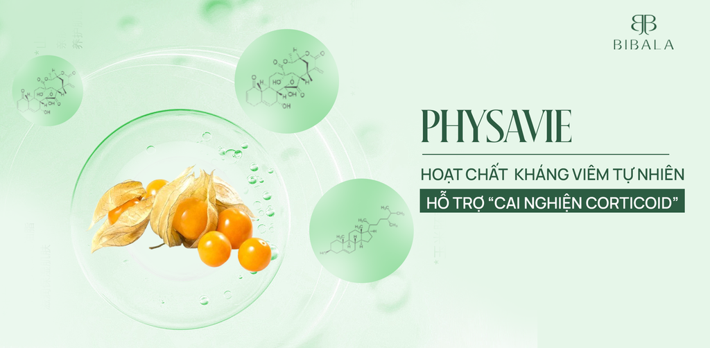 PHYSAVIE - HOẠT CHẤT KHÁNG VIÊM TỰ NHIÊN, HỖ TRỢ “CAI NGHIỆN CORTICOID”