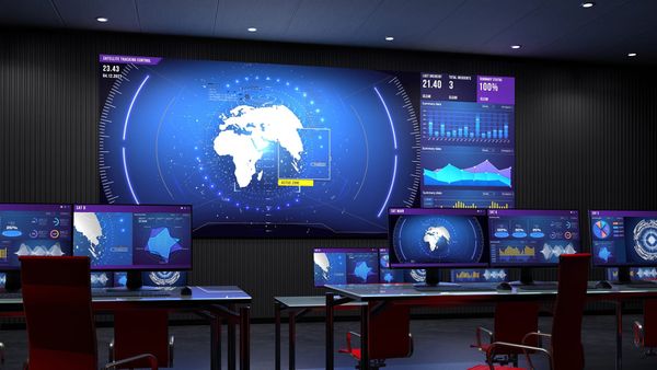 Màn hình LED phòng điều khiển