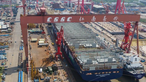 Chinese shipyard newbuilding orders up 68% in the H1