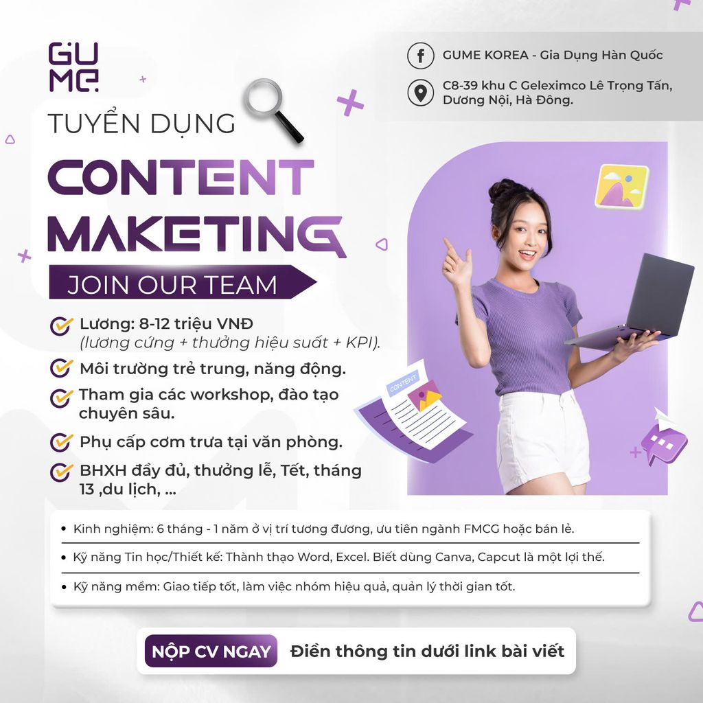 🔥 GUME KOREA MỜI GỌI NHỮNG CHIẾN BINH CONTENT DÁM ĐỐI MẶT THỬ THÁCH & BỨT PHÁ BẢN THÂN! 🚀