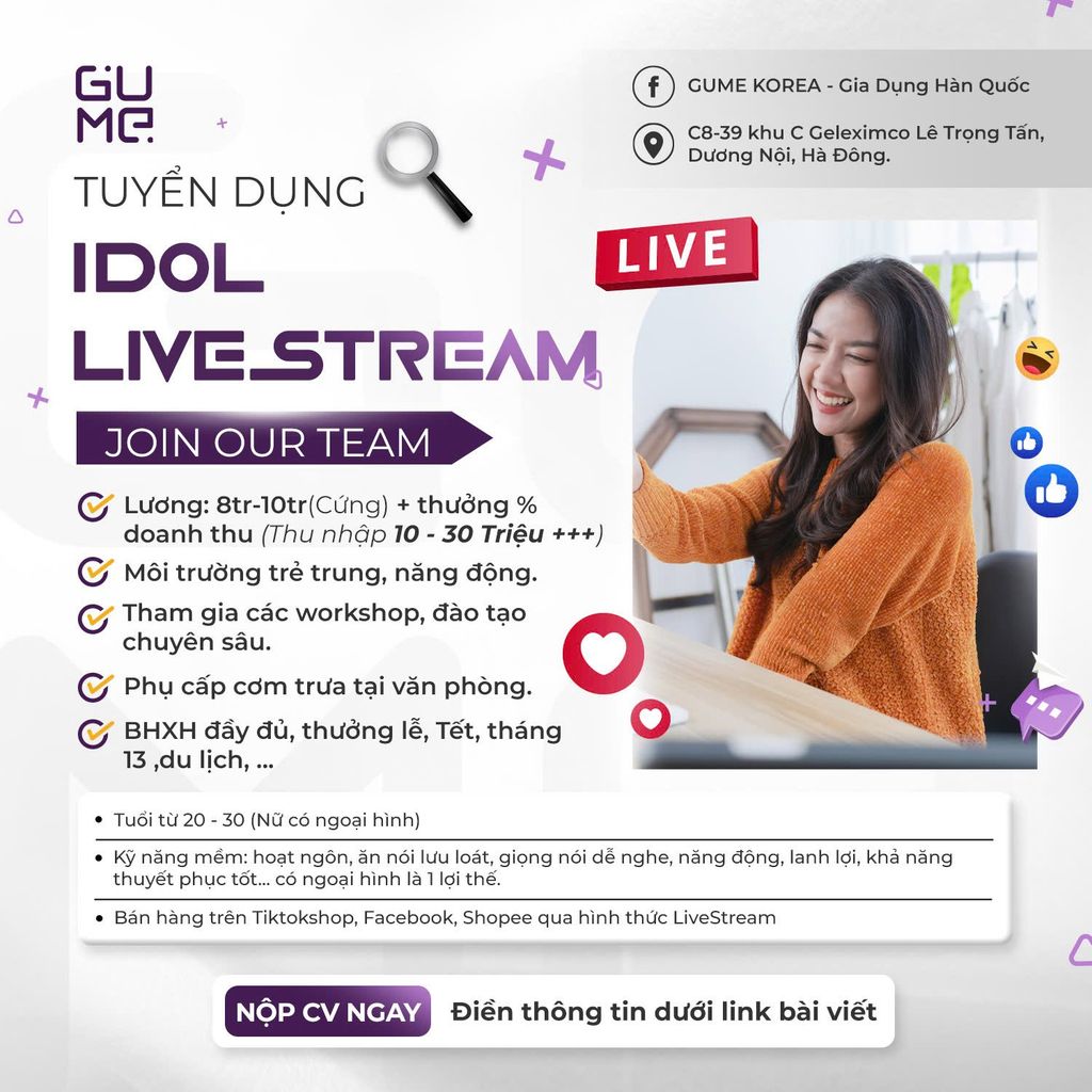 🌟🌟🌟 CƠ HỘI VÀNG CHO CÁC IDOL TIKTOK: THU NHẬP KHỦNG 10 - 30 TRIỆU+++ CÙNG GUME KOREA! 🔥🔥🔥