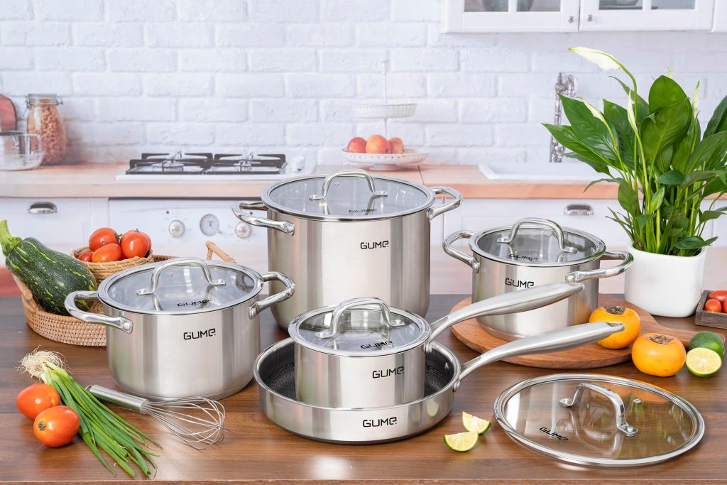 Có Nên Mua Bộ Nồi Chảo Inox Đáy 5 Lớp GUME?