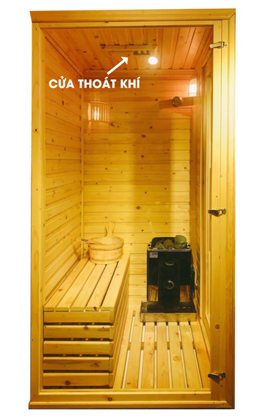 Cửa thoát khí phòng xông hơi