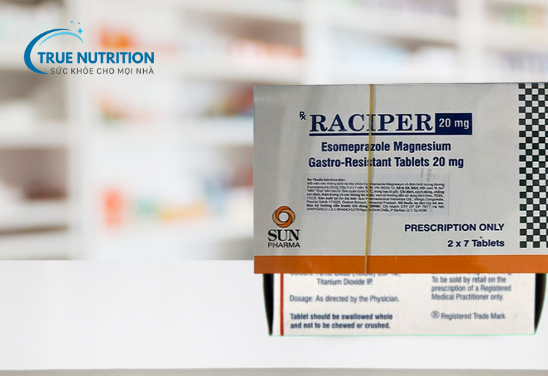 Thuốc Raciper 20mg giá bao nhiêu? Giá hợp lý, hiệu quả điều trị tuyệt vời