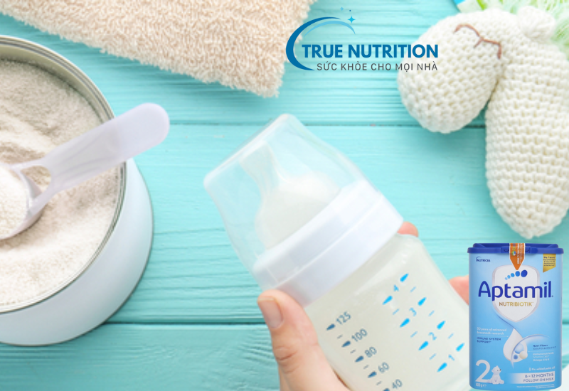 Cách pha sữa Aptamil Profutura số 2 của Đức cho mẹ lần đầu chăm bé