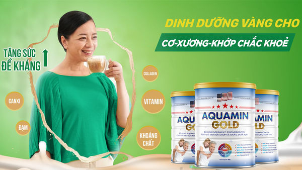 Aquamin Gold bổ sung canxi hữu cơ dễ hấp thu không gây lắng cặn