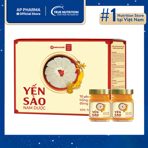 Yến Sào Nam Dược Tổ Yến Chưng Hồng Sâm & Đông Trùng: Bí Kíp Sức Khỏe Toàn Diện Từ Thiên Nhiên