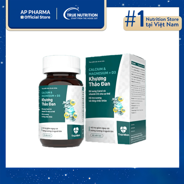 TPBVSK Calcium Magnesium + D3 Khương Thảo Đan