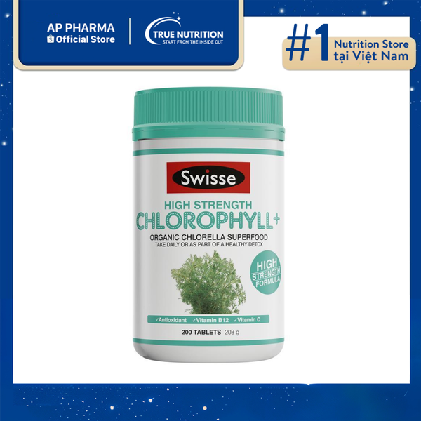 Swisse Chlorophyll organic chlorella Superfood 100tabs