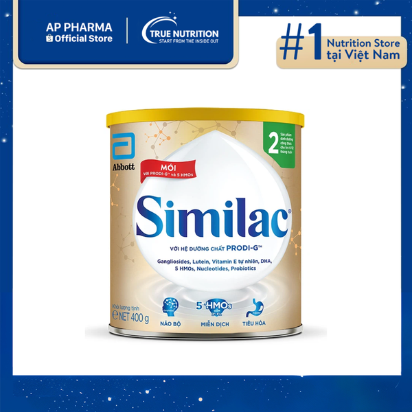 Sữa bột Similac 2 Abbott phát triển não bộ, tăng miễn dịch, hỗ trợ tiêu hóa cho trẻ 6 - 12 tháng (400g)