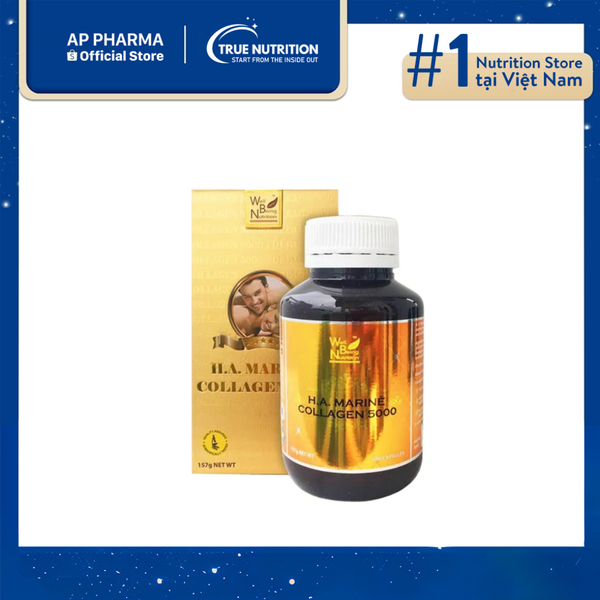 Dưỡng Da Well Being Nutrition H.A.Marine Collagen 5000 100 Capsules