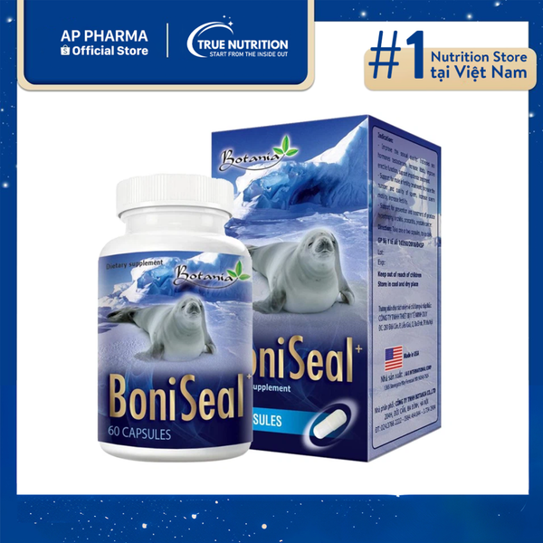 Viên uống BoniSeal Botania Viên uống BoniSeal Botania tăng cường sức khỏe tinh hoàn, suy giảm ham muốn tình dục ở nam giới