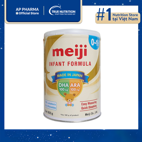Sữa Meiji số 0 Nhật Bản 800g (trẻ từ 0-1 tuổi)
