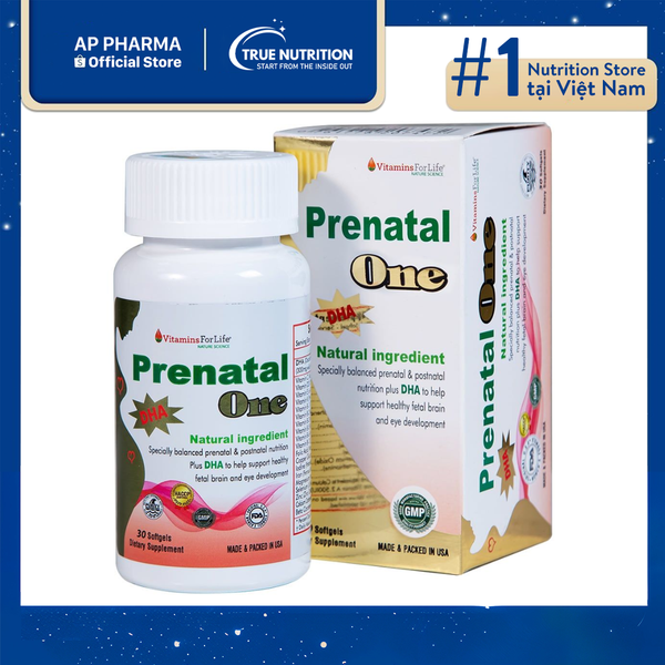Viên uống Prenatal One Vitamins For Life: Bổ Sung Dinh Dưỡng Hoàn Hảo Cho Mẹ Bầu và Bé Yêu