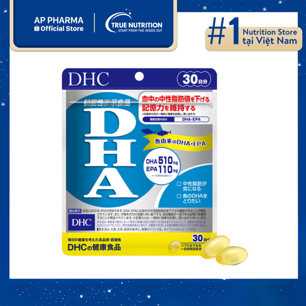 DHC DHA: Tinh Hoa Omega-3 Cho Tim Mạch, Não Bộ Và Thị Lực
