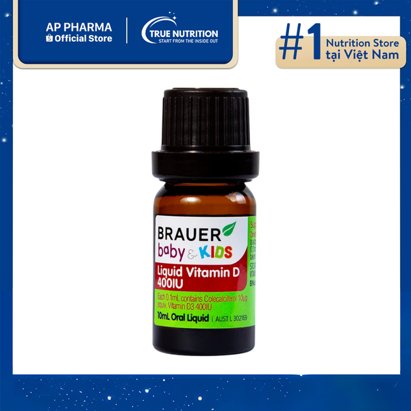 Siro Brauer Baby Kids Liquid Vitamin D 400IU