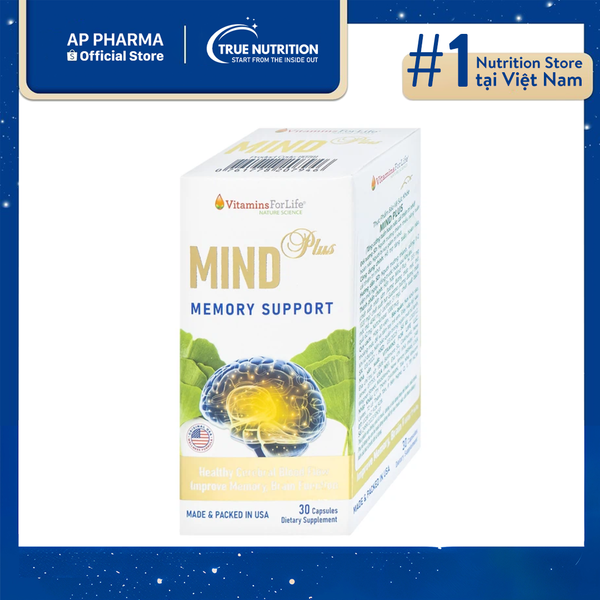 Mind Plus Vitamins For Life: Giải Pháp Toàn Diện Cho Sức Khỏe Não Bộ