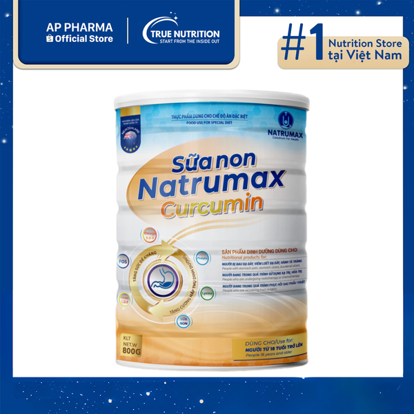 Sữa non Natrumax Curcumin - Giải pháp dinh dưỡng toàn diện cho sức khỏe