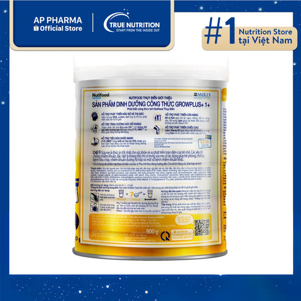 Sữa GrowPLUS+: Giải Pháp Dinh Dưỡng Hoàn Hảo Cho Trẻ Trên 1 Tuổi