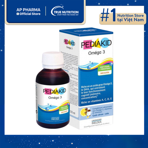 PediaKid Oméga 3: Hỗ Trợ Phát Triển Não Bộ Toàn Diện Cho Trẻ