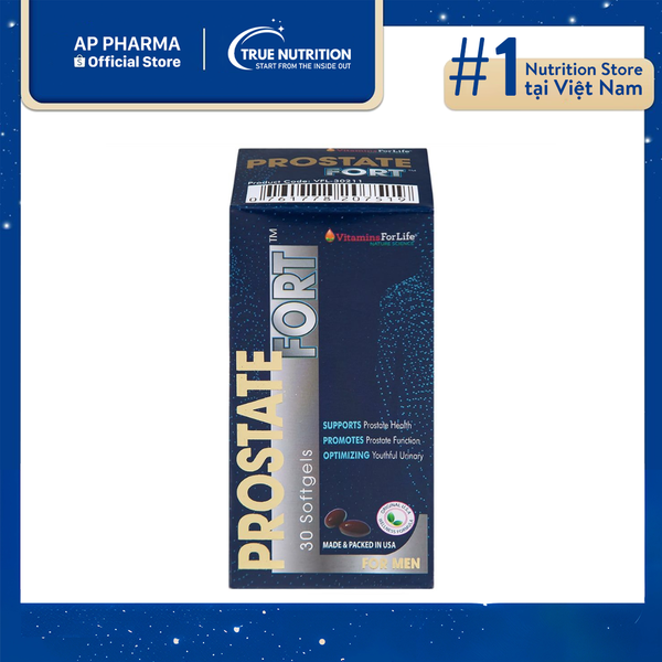 Prostate Fort của Vitamins For Life: Hỗ Trợ Sức Khỏe Tuyến Tiền Liệt Hiệu Quả