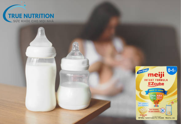 Cách pha sữa Meiji thanh 0-1