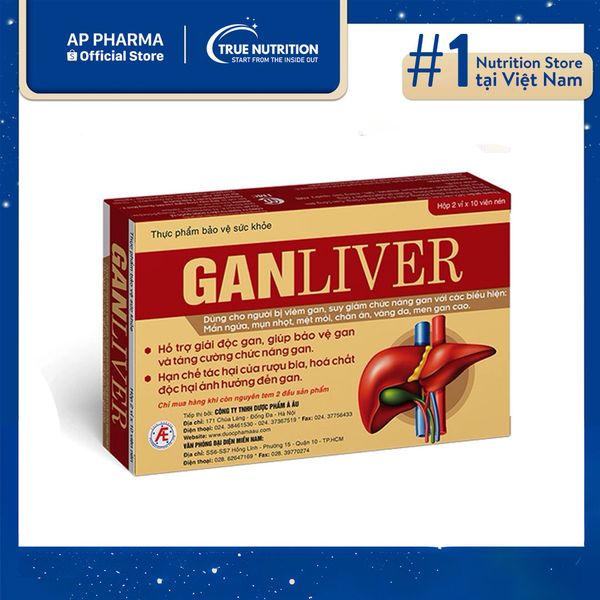 Ganliver: Giải Pháp Toàn Diện Để Bảo Vệ Gan