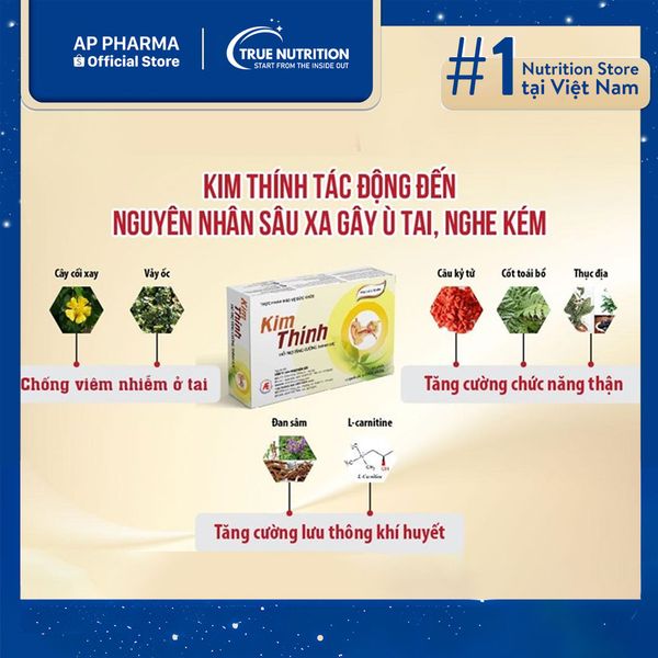 Kim Thính Á Âu: Cải thiện thính giác và giảm ù tai từ dược liệu quý