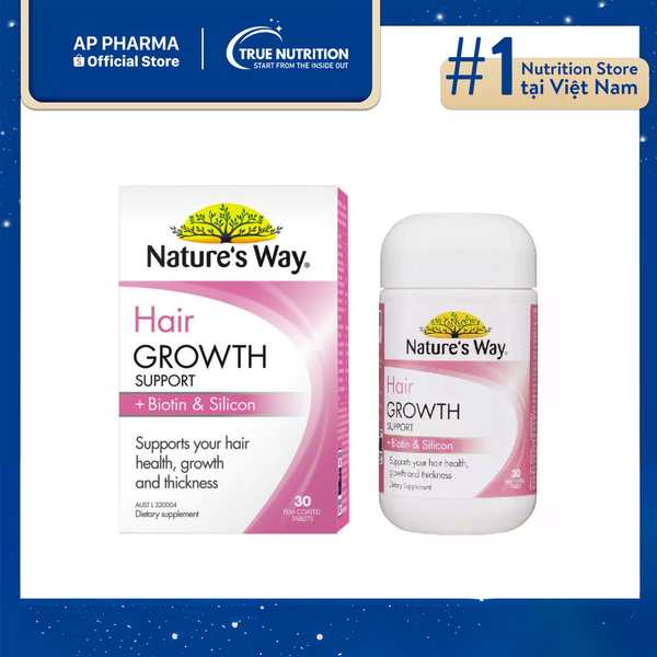 Nature’s Way Hair Growth Support + Biotin & Silicon