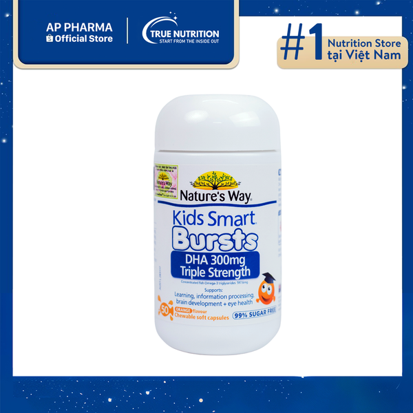 Nature's Way Kids Smart Bursts DHA 300mg Triple Strength