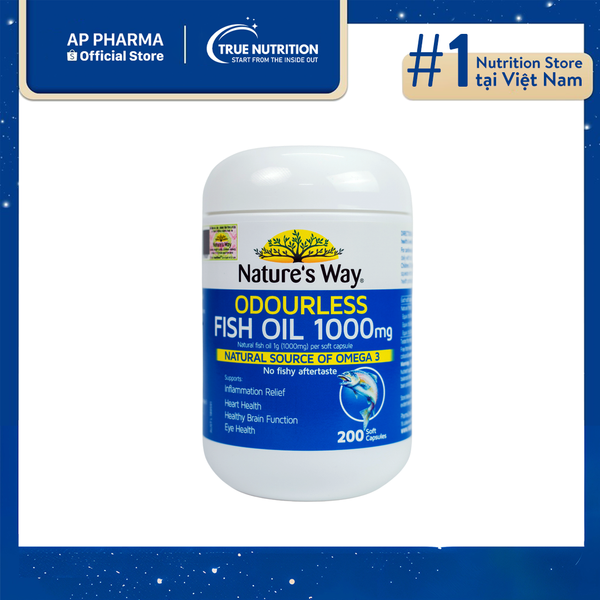 Nature's Way Odourless Fish Oil 1000mg