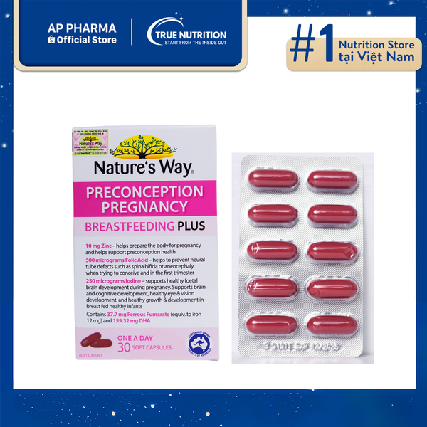 Nature’s Way Preconception, Pregnancy & Breastfeeding Plus
