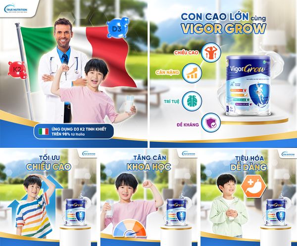 Tăng chiều cao cho trẻ