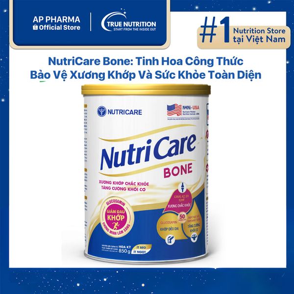 NutriCare Bone Tinh Hoa Công Thức Bảo Vệ Xương Khớp Và Sức Khỏe Toàn Diện