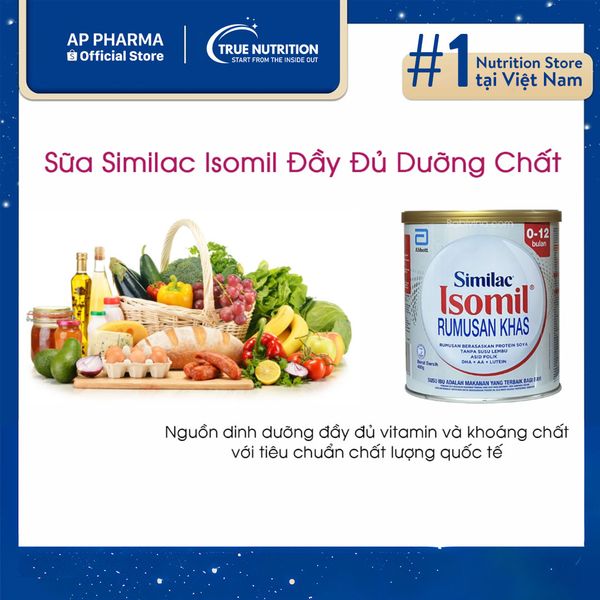 Similac Isomil Abbott: Giải Pháp Cho Trẻ Dị Ứng Đạm Sữa Bò - Công Thức Đột Phá Cho Trẻ Từ 0-12 Tháng