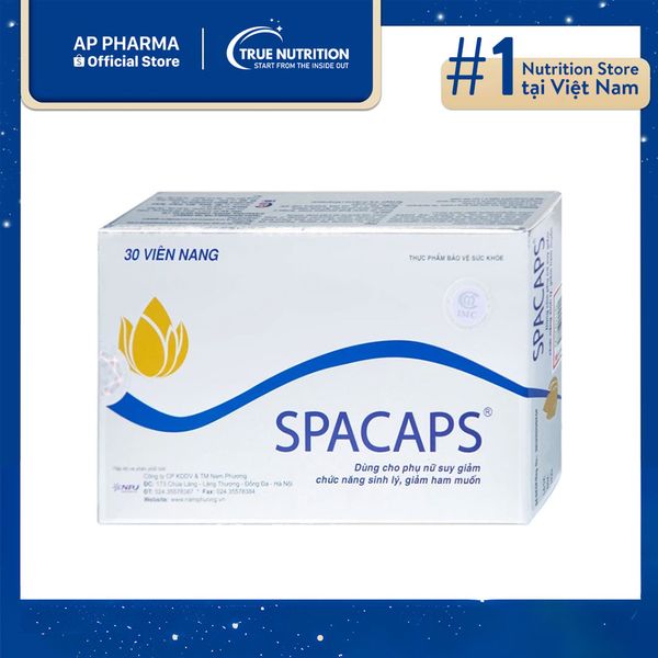 Spacaps: Tăng Cường Sinh Lý và Làm Sáng Da Cho Phái Đẹp Từ Thiên Nhiên