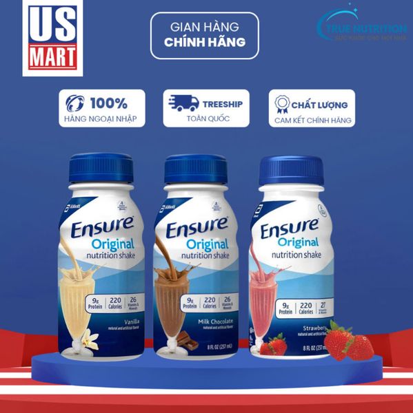 Sữa Ensure Mỹ Giá Bao Nhiêu?