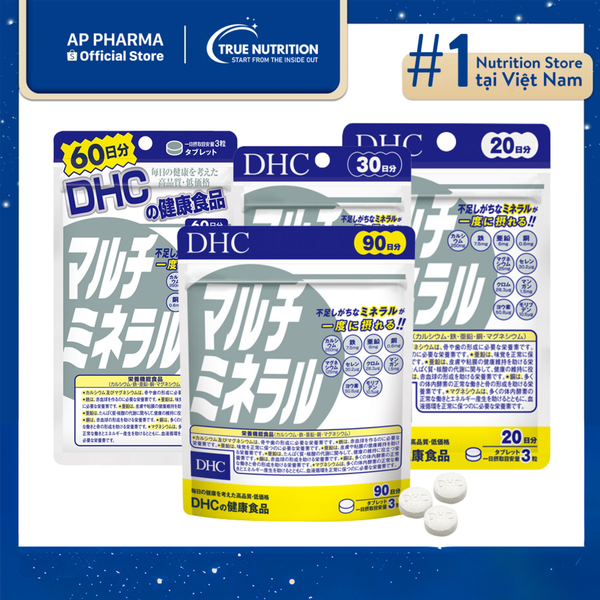 DHC Multi Minerals: Bí Quyết Bổ Sung Khoáng Chất Đầy Đủ và Hiệu Quả