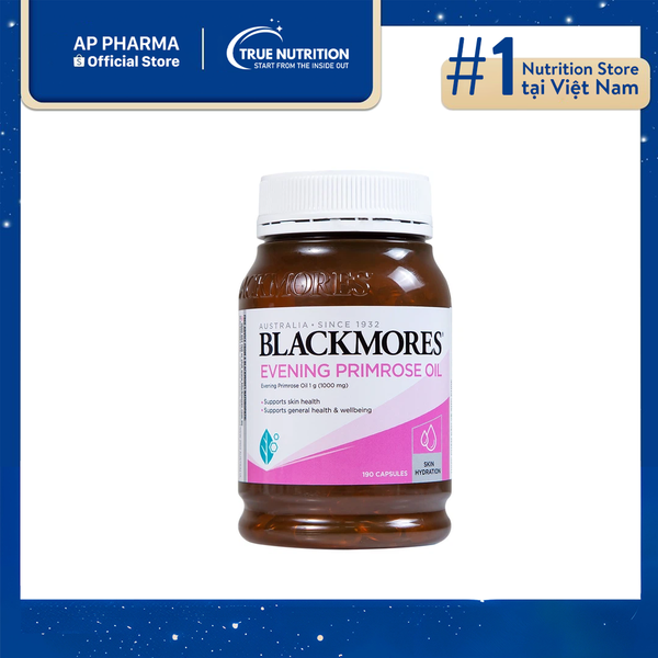 Viên uống Blackmores Evening Primrose Oil: Giải Pháp Hỗ Trợ Tự Nhiên Cho Làn Da và Hormone