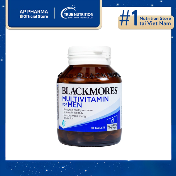 Viên uống Blackmores Multivitamin For Men: Bí quyết tối ưu hóa sức khỏe và sinh lý nam giới